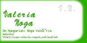 valeria noga business card